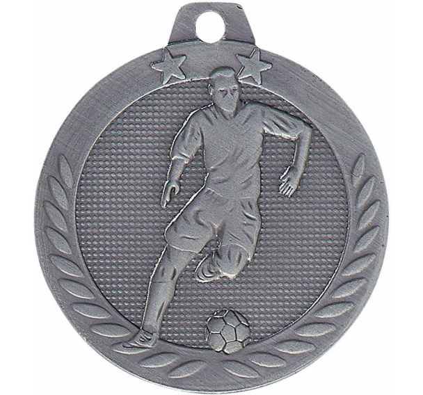 Médaille foot argent - 40mm