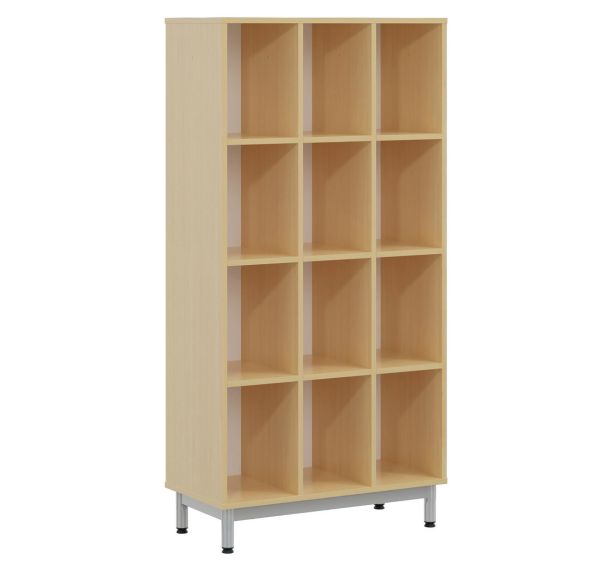 Meuble Bip Bop 12 cases L 90 cm - hêtre