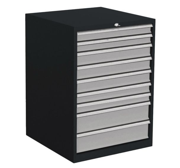 Meuble à 9 tiroirs non-aménageables ht 1450 mm - Anjou Tolerie
