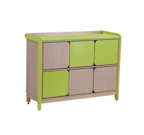 Meuble déshabillage 6 cases Lili tapis change