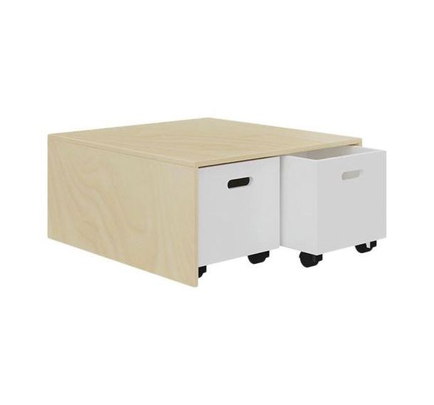 Meuble de rangement à 2 tiroirs 80x80x38 H.