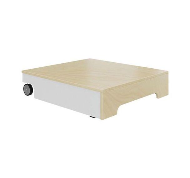 Meuble de rangement sur roulettes 80x80x19 H.