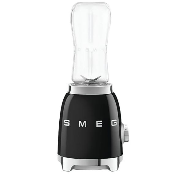 Mini blender Noir - Années 50 - PBF00BLEU - Puissance 300 Watts - Smeg