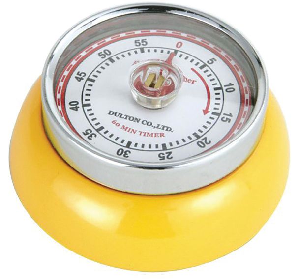 Minuteur aimanté 60min jaune