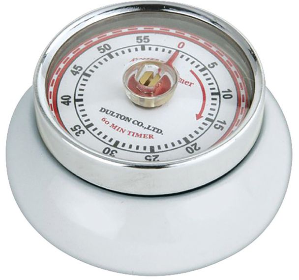 Minuteur blanc