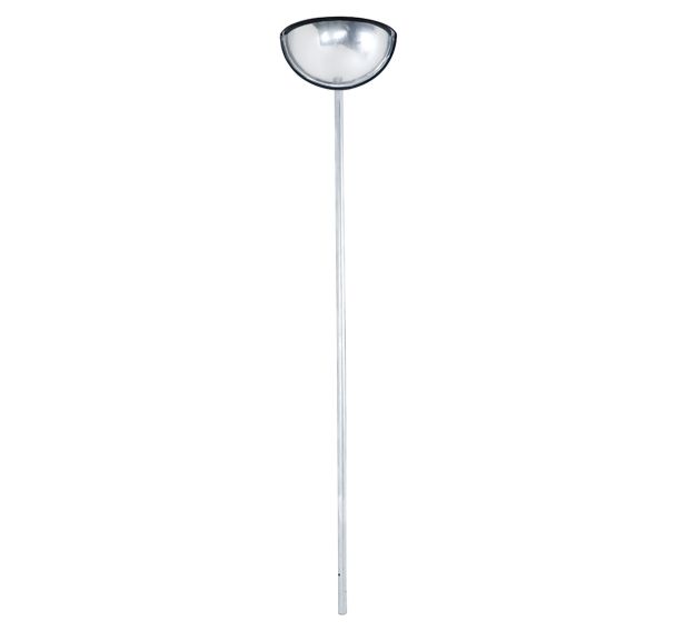 Miroir 1/4 sphére extérieur avec poteau - Manutan Expert
