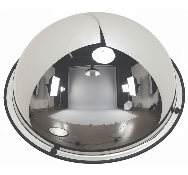 Miroir de sécurité 1/2 sphère - Manutan Expert