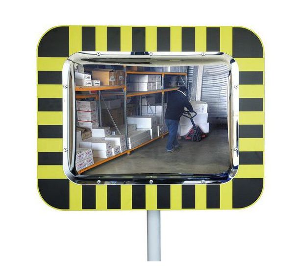 Miroir de sécurité intérieur 90° Maya - Rectangulaire - Kaptorama
