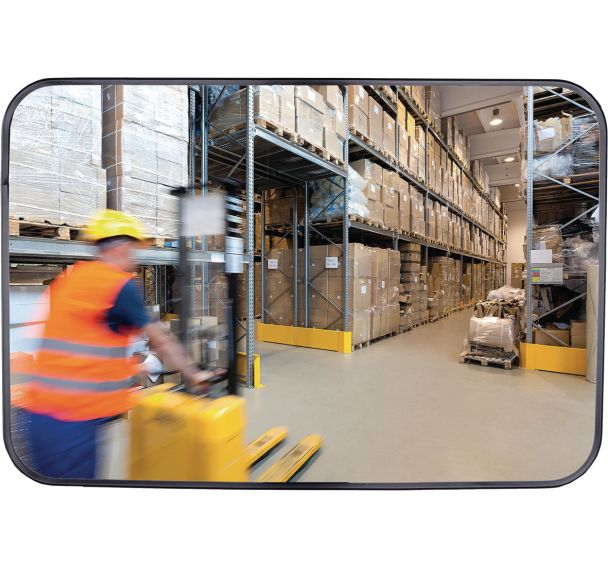 Miroir de surveillance - Fixation standard - Rectangle - Dan Mirror