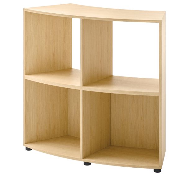 Module bibliothèque courbe Joris - Quadrifoglio