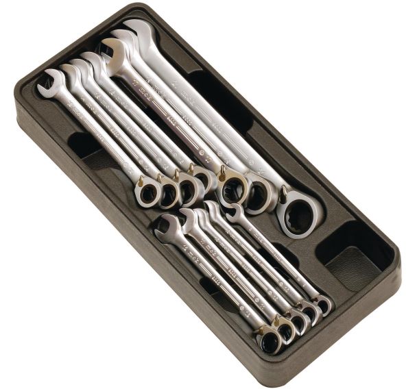 Module de 12 cles mixtes a cliquet(9554070201)