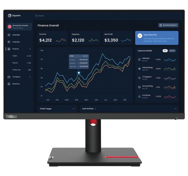 Ecran PC 21.5'' ThinkVision T22i-30 - Lenovo
