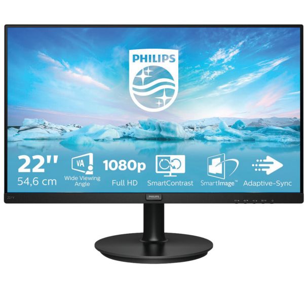 Ecran PC 22'' V-line 221V8A - Philips