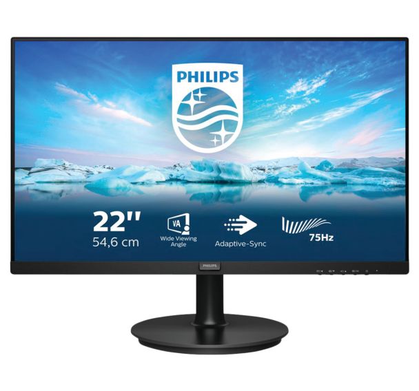 Ecran PC 22'' V-line 222V8LA - Philips