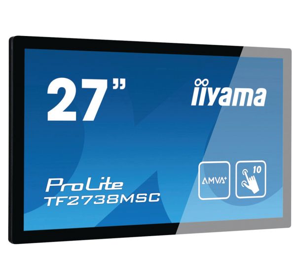 Ecran PC 27'' LCD LED tactile ProLite TF2738MSC-B2 - iiyama