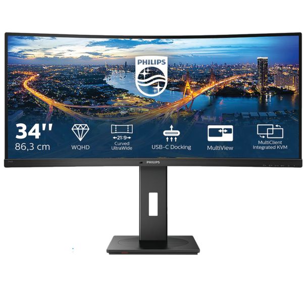 Ecran PC 34'' incurvé UWQHD B Line 346B1C - Philips