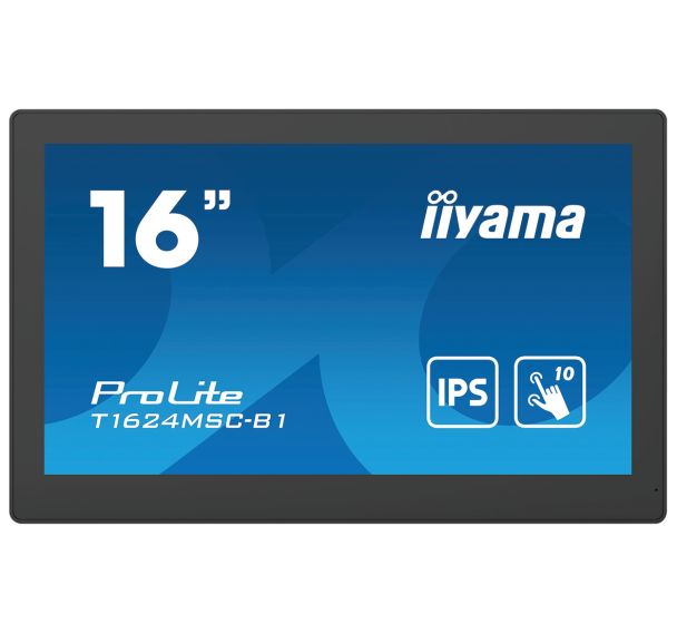 Ecran PC tactile 15,6'' ProLite T1624MSC-B1 - Iiyama
