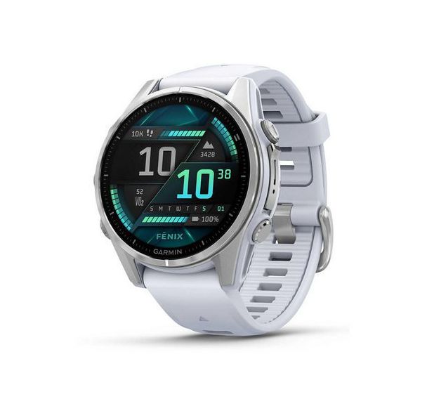 Montre connectée de sport fenix 8 Amoled acier 43 mm Garmin
