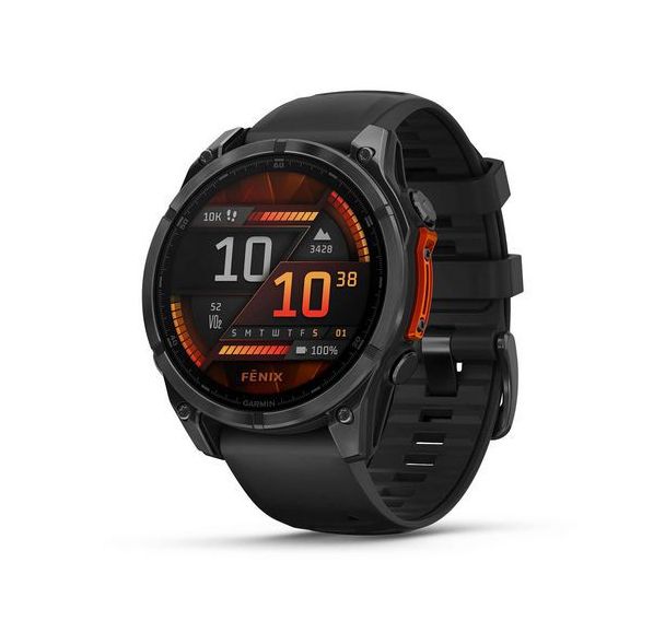 Montre connectée de sport fenix 8 Amoled acier 47 mm Garmin