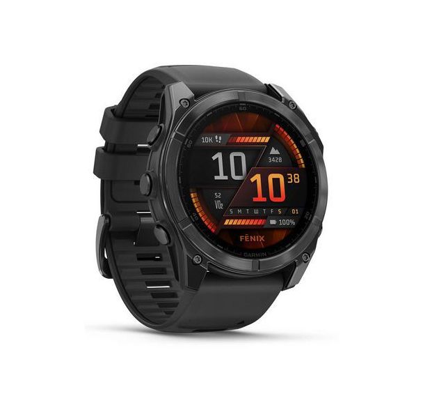 Montre connectée de sport fenix 8 Amoled acier 51 mm Garmin