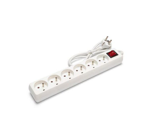 Multiprise 6x16A interrupteur 1 m H05VV-F3G1.0MM2 NF