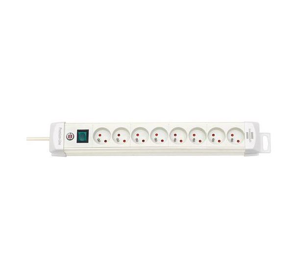 Multiprise Premium-Plus 8 prises avec interrupteur 3m - Brennenstuhl