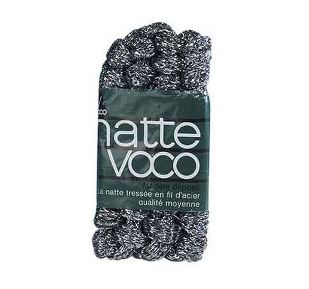 Natte tressée paille de fer moyen - Vocco