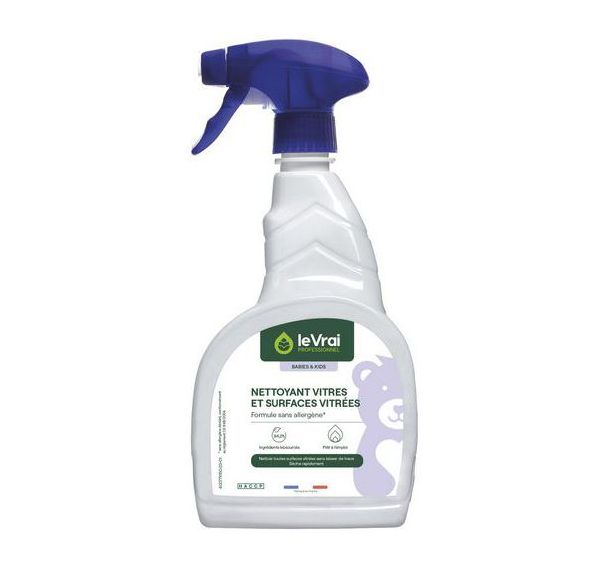 Nettoyant vitres et surfaces vitrées 750ML - Le Vrai Professionnel