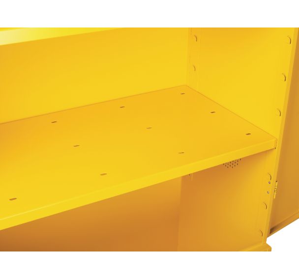 Niveau supplementaire jaune pour armoire de surete 200l