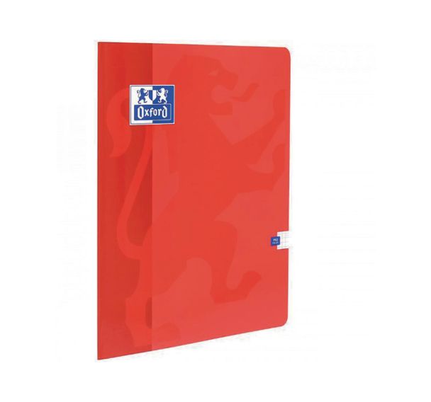 OXFORD Cahier Color Life 24x32cm Petits Carreaux 5mm 192 Pages Brochées Couverture Carte Coloris Assortis