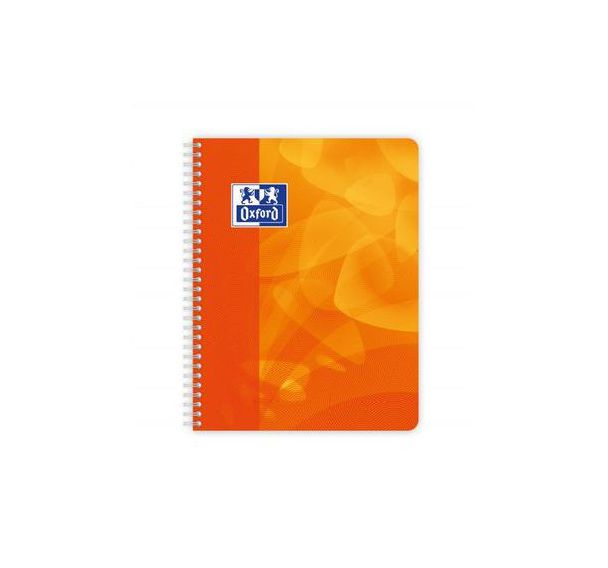 OXFORD Cahier Lagoon 17x22cm Grands Carreaux Seyès 160 Pages Reliure Intégrale Couverture Polypro Coloris Assortis