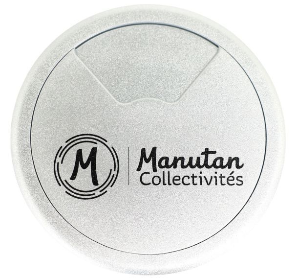 Obturateur passe-cable rond Ø 80 mm Aluminium - Manutan Expert