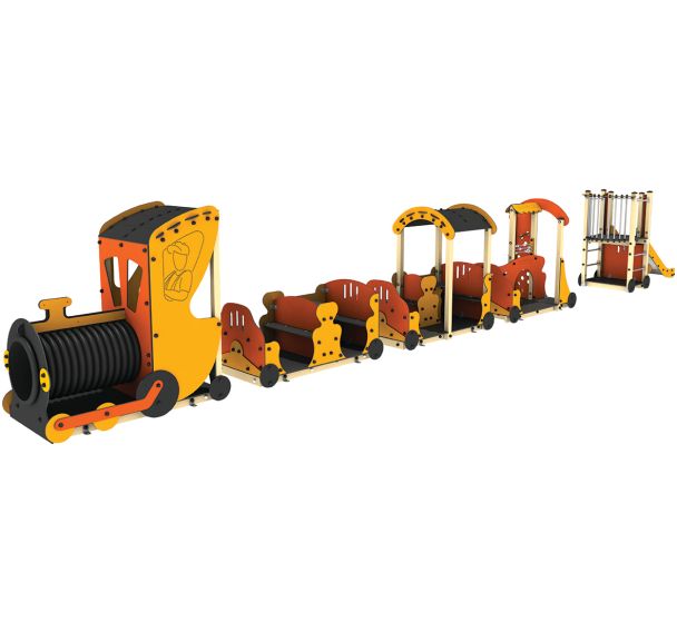 P'tit Train glissière polyester/HPL - alu