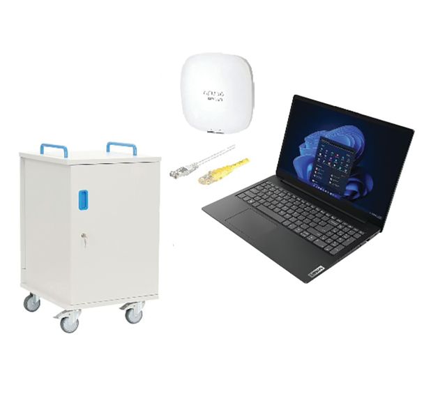 Pack 15 PC 15,6'' Rysen 3 en chariot