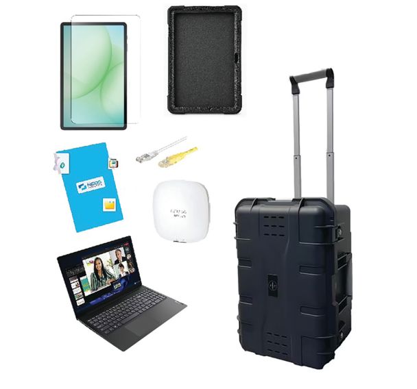 Pack 15 tablettes + 1 PC avec gestion de classe en valise