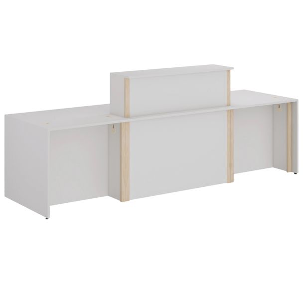 Pack 2 Sandro comptoir 2 modules PMR+1 module droit réhaus-Enond