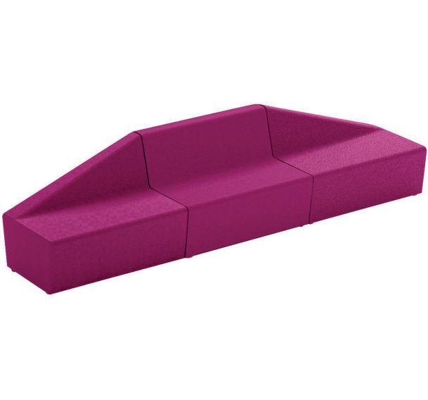 Pack 3 chauffeuses Maldiv tissu polyester - Sokoa