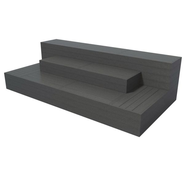 Pack assise modulable Cube 9 modules plastique recyclé - Espace Urbain
