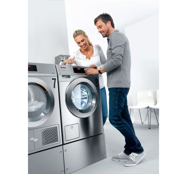 Pack monnayeur Lave-linge pro à POMPE 8kg PWM 908 DP LW Miele Pro