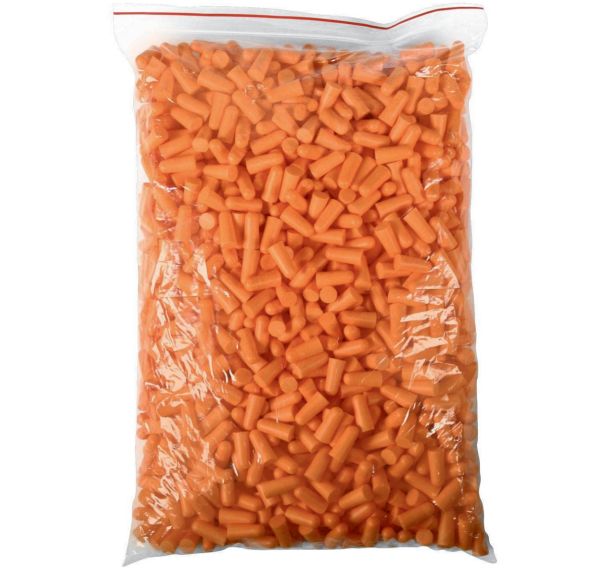 Paire bouchon PU orange - Singers - 500 pièces