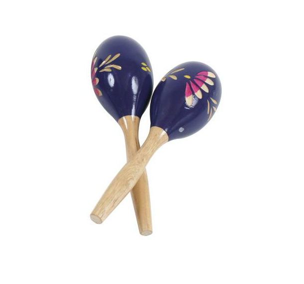 Paire de maracas violettes pour enfants - Fuzeau