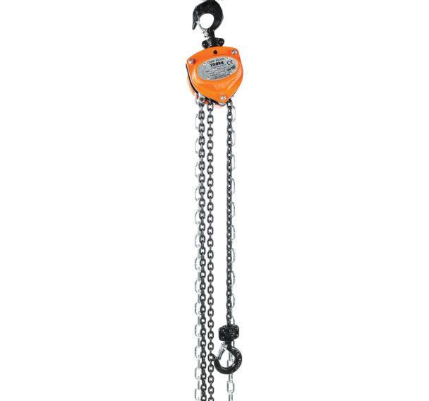 Palan manuel - Force 250 kg hauteur de levée 4 m