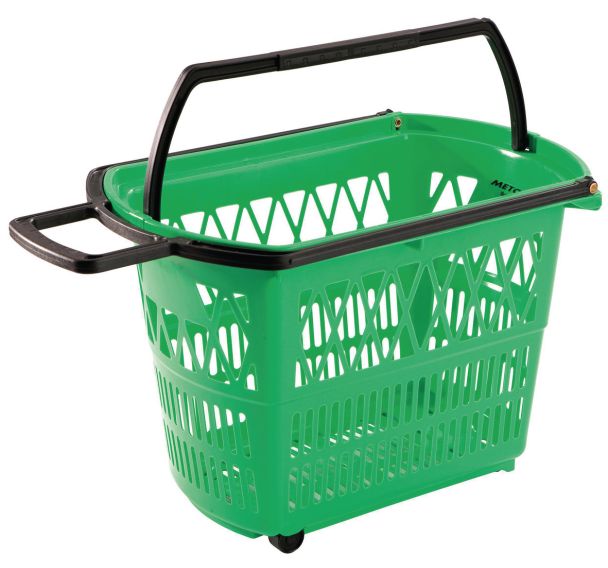 Panier d'achat Bobby - 3 roulettes - Meto