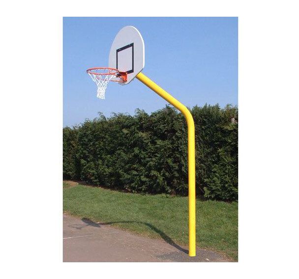Panier basket fixation sol hauteur fixe déport 1,2m Metaluplast