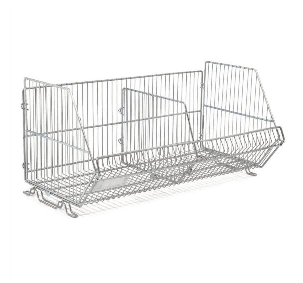 Panier gerbable en fil d'acier - 960×500×480mm