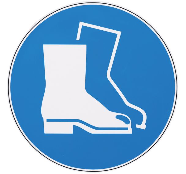 Panneau chaussures de sécurité obligatoires - Manutan Expert