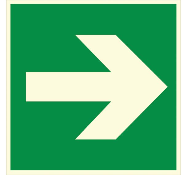 Panneau - flêche direction -