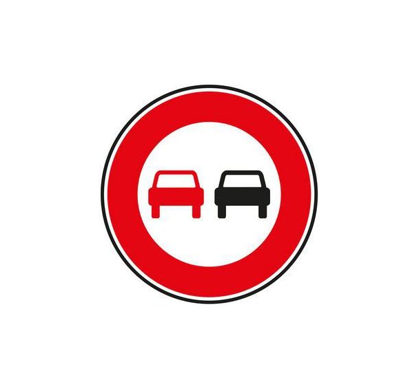 Panneau B3 Interdiction de dépasser classe 2 - Aximum