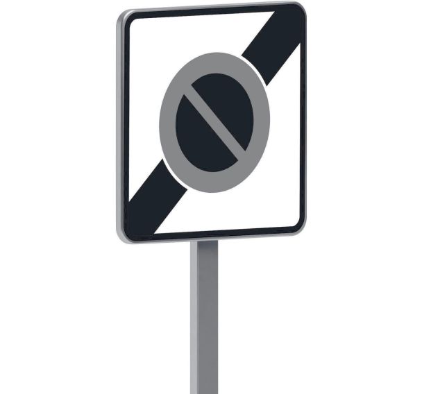 Panneau B50 fin stationnement réglementé spécifier - Taliaplast