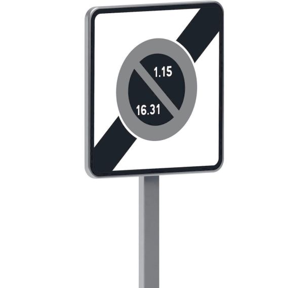 Panneau B50b sortie stationnement alterné semi mensuelle - Taliaplast